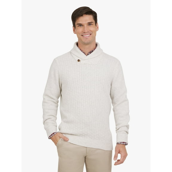 Chaps Men's & Big Men's Ottoman Cowl Neck Sweater, Sizes S-3XL