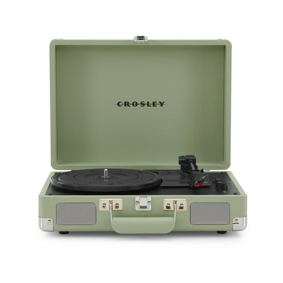 Crosley Cruiser Plus Vinyl Record Player with Speakers and Wireless Bluetooth - Audio Turntables