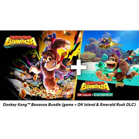 Donkey Kong Bananza Bundle: DK Island & Emerald Rush - Nintendo Switch 2 [Digital]