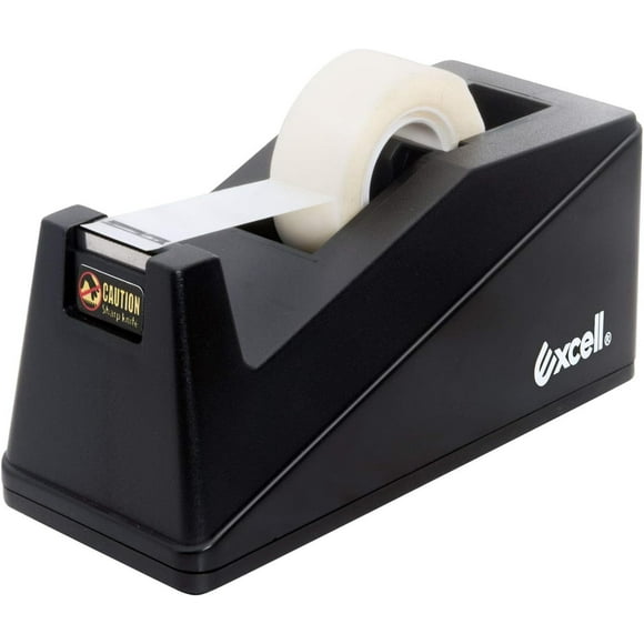 Excell Desk Tape Dispenser (1" core) with Non-Skid Base, Desktop Tape Dispenser Design for Home, Office, Gift Store and Wrapping Purpose - 1Pack