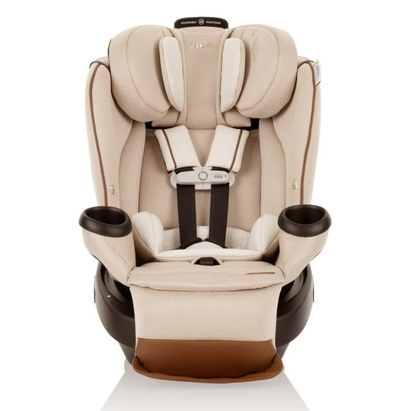 Evenflo Gold Revolve360 Extend All-in-One Rotational Car Seat with Green & Gentle Fabric (Champagne)