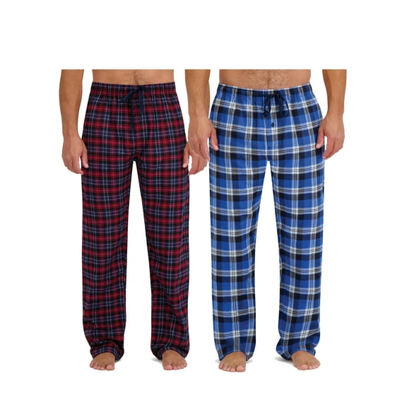 Hanes Men's 2pk Ultrasoft Flannel Sleep Pants, Sizes S-XL
