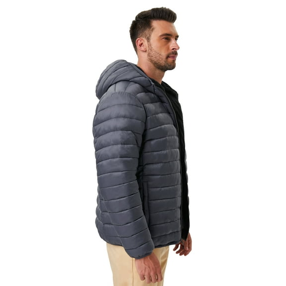 Hawke & Co Men's High Pile Fleece Lined Puffer Jacket, Sizes S-2XL