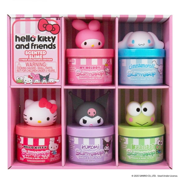 Hello Kitty And Friends Scented Slime Jars 5-Piece Collectors Edition