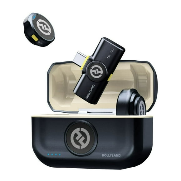 Hollyland Lark M2 Wireless Lavalier Microphone for iPhone 15 & Android, USB C