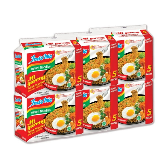 Indomie Mi Goreng Instant Stir Fry Noodles, Halal Certified, Original Flavor, 2.8 oz (30 Pack)