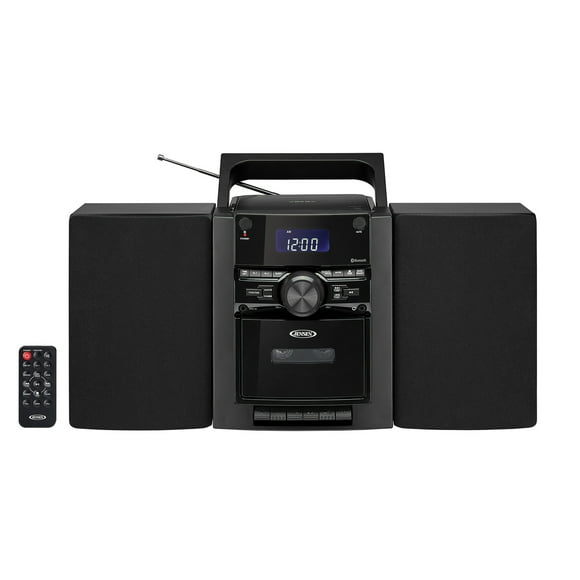 JENSEN Bluetooth Portable CD Music System with Cassette Player and AM/FM Radio, CD-785