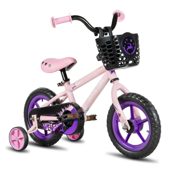JOYSTAR Cervine 10 inch Kids Bike for Boys and Girls, Children Bicycle in Pink