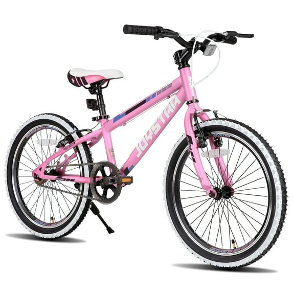 JOYSTAR Lubbock 20 24 Inch Kids Bike for Boys & Girls Ages 7-12 Years Hardtail Mountain Bike for Kids with 1-Speed/7-Speed Drivetrain, White Wall Knobby Tires, Kids' Bicycle