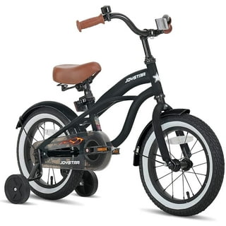 JOYSTAR 12" 14" 16" Kids Cruiser Bike for Ages 2-7 Years Old Girls & Boys, Kids Bike with Training Wheels, Cruiser Bicycles for Children, Black