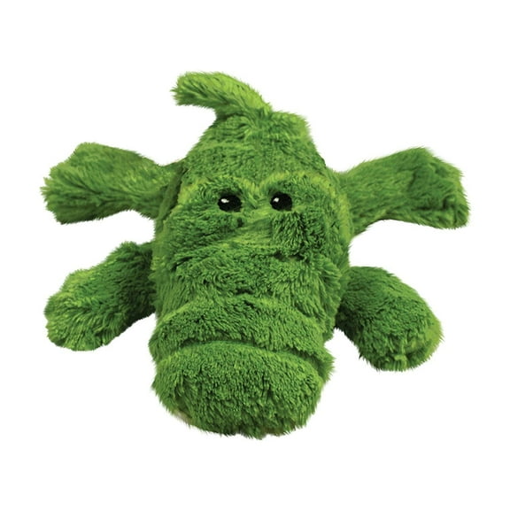 KONG® Cozie™ Plush Dog Toy with Squeaker, Ali the Alligator, Small