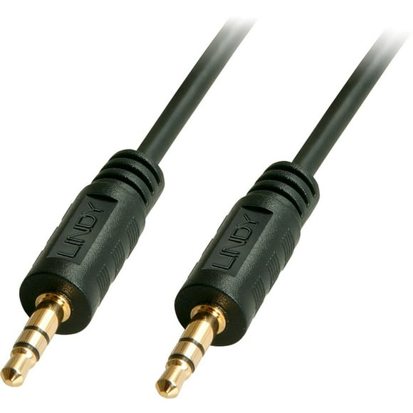 LINDY 35641 1 m 3.5 mm Male to 3.5 mm Male Multimedia Audio Cable,Black