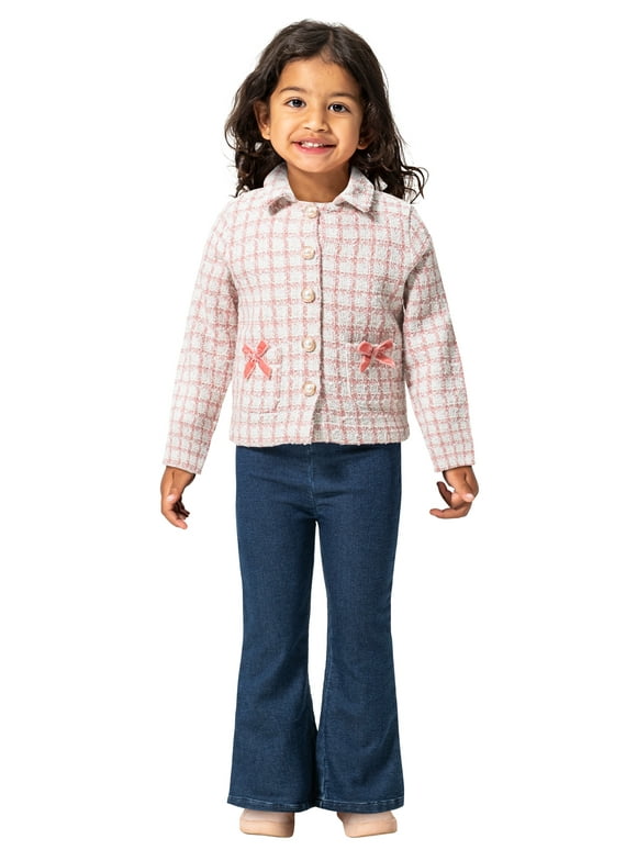 Toddler Girls' Jacket, Tee, and Pant 3-Piece Set, Sizes 2T-4T