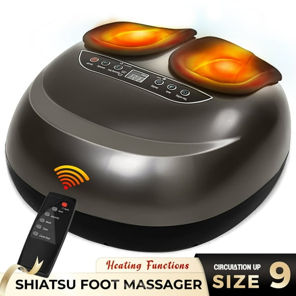 BOKYAN Shiatsu Foot Massager, Foot Spa for Comfort and Relief, Big, Gift, Black