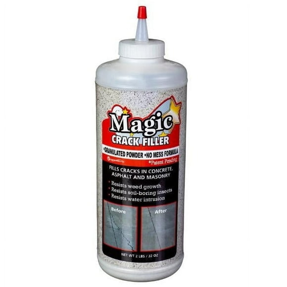 Magic Crack Filler (Gray/Concrete)- 2.5 LB Concrete Bottle