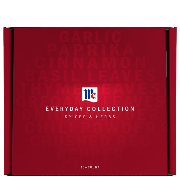 McCormick Everyday Collection 10 Count Multipack with Essential Spice Granules, 17.85 oz Box