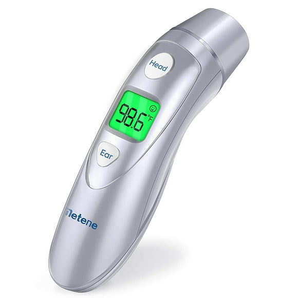 Metene Infrared Digital Thermometer for Fever, Thermometer for Forehead and Ear