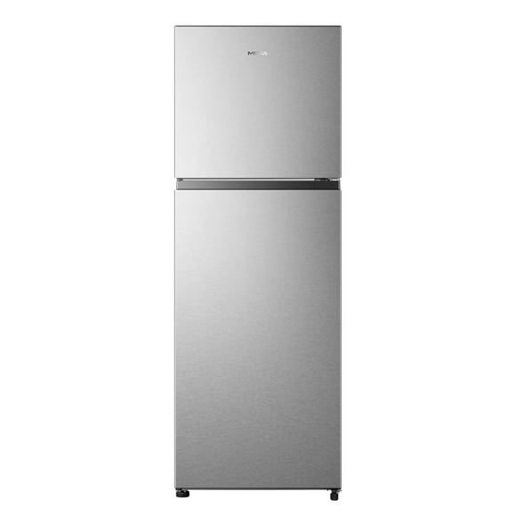 Mora 11.5 cu. ft. Top Mount Freezer Refrigerator, Frost Free, Stainless Look, Reversible Door, Estar Rated
