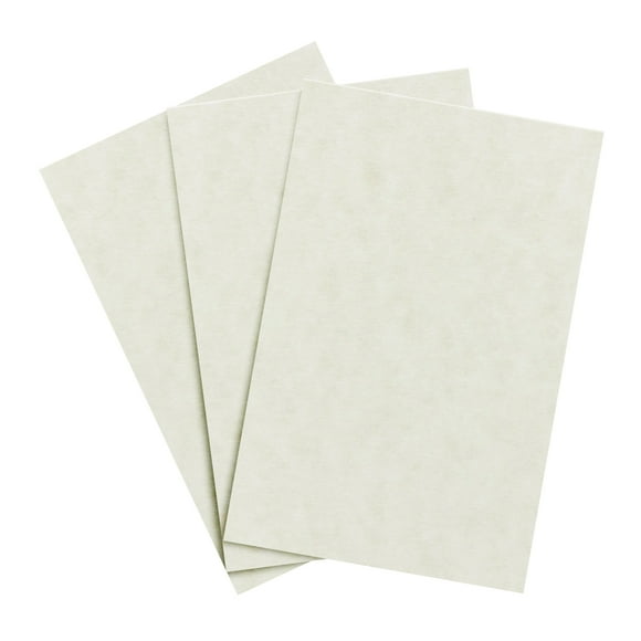 Natural Parchment Paper – Great for Certificates, Menus and Wedding Invitations | 24lb Bond / 60lb Text / 90GSM | 11" x 17" (Ledger Size) Paper for Writing, Copy, Printing | 100 Sheets per Pack