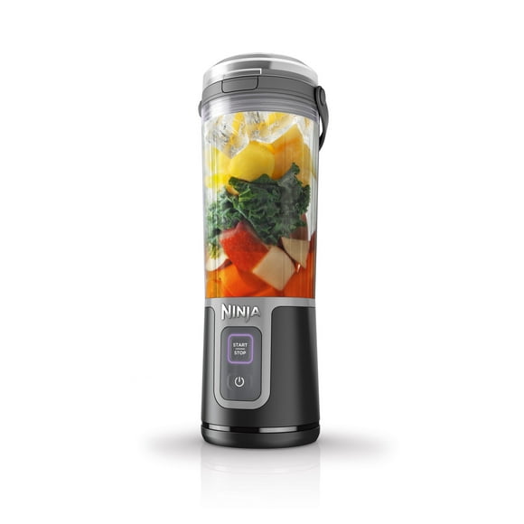 Ninja Blast 16 oz Portable Personal Blender with Leak Proof Lid and Easy Sip Spout, Smoothie Blender, Black BC100BK