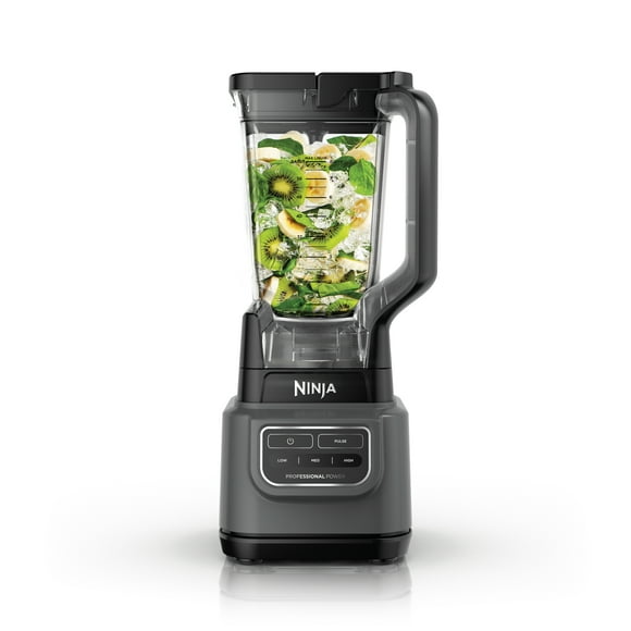 Ninja Classic Blender, 1000 Watts, 3 Speeds, Smoothies, 72 Oz. Pitcher, Total Crushing Blades, Dark Gray BE200
