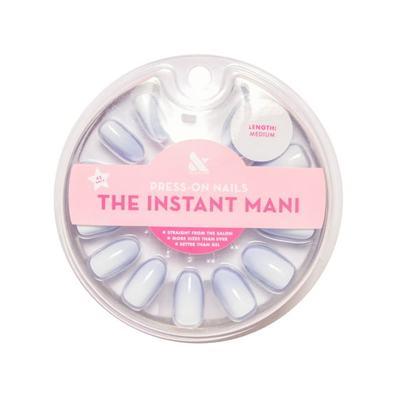 Olive & June Instant Mani Medium Almond Press-on Nails, BP Ombre, 42 Pieces