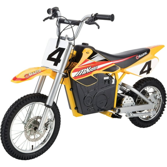 Razor Dirt Rocket MX650 - 36V Electric-Powered Dirt Bike, up to 17 mph, Ride-On for Teens