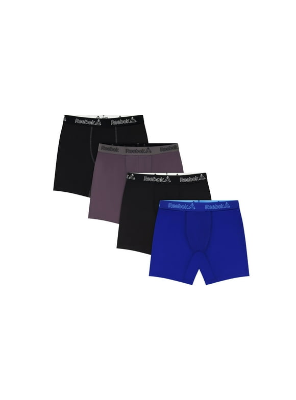 Men's Featherweight Performance Regular Leg Boxer Briefs, 4 pack Sizes S-XL