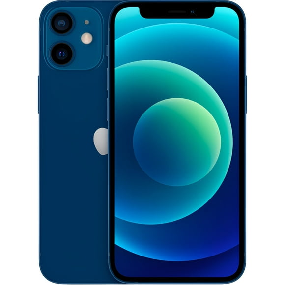 Restored Apple iPhone 12 mini - Fully Unlocked - 128 GB Blue (Refurbished)