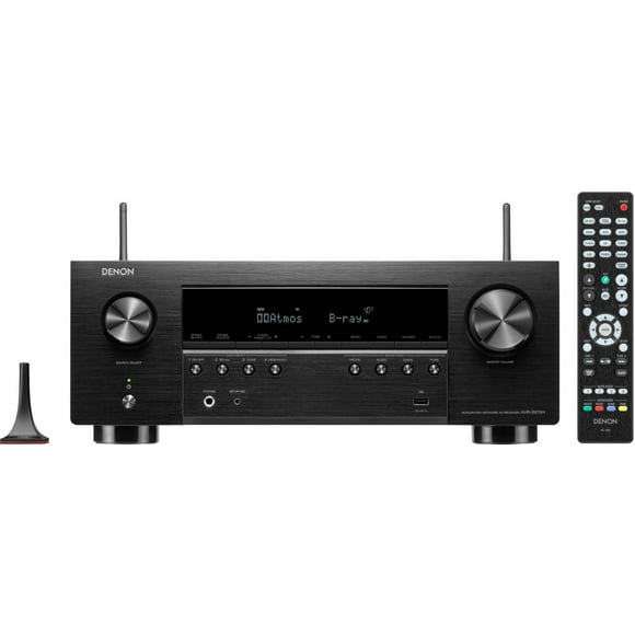 Restored Denon AVRS970H 7.2 Channel 8K AV Home Theater Receiver with Dolby Atmos, DTS: X, Wi-Fi, Bluetooth, Apple AirPlay, Wireless Streaming and HEOS Built-In - by DENON (Refurbished)