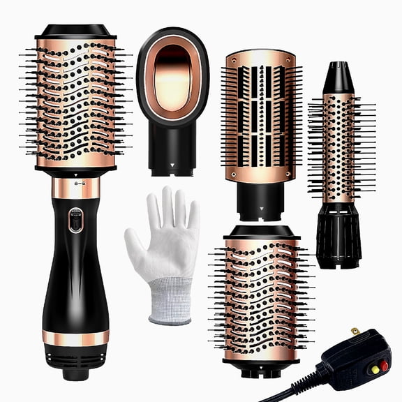 SKIMI Hair Dryer Brush, Hot Air Brush, Blow Dryer Brush Tool Set Straightener/Dryer/Curling Plastic, Round Brush Hair Dryer