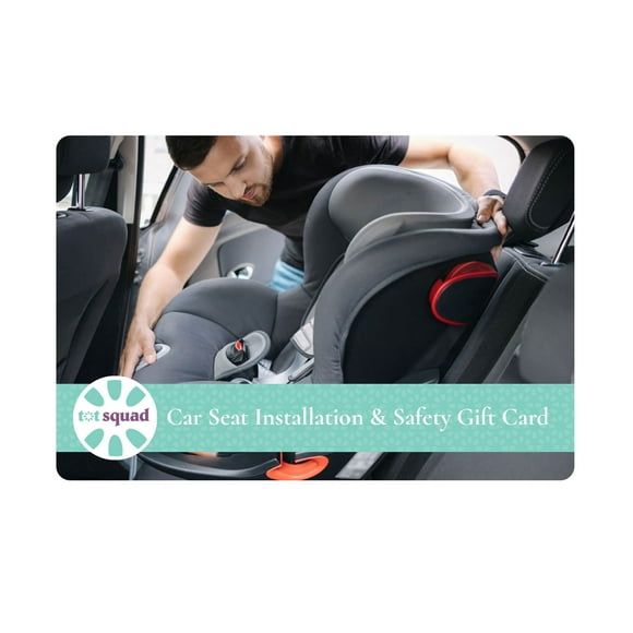 Car Seat Installation & Safety Check with a CPST - Baby Registry Essentials by Tot Squad $50 eGift Card [Email Delivery]
