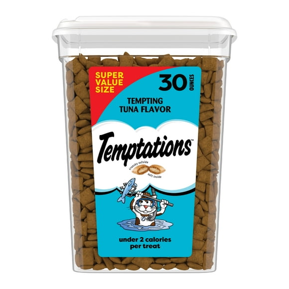 Temptations Classic Tempting Tuna Flavor Crunchy And Soft Treats For Cats, 3 Oz Pouch