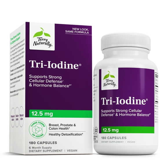 Terry Naturally Tri-Iodine 12.5 mg 180 caps