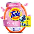thumbnail image 1 of Tide Power PODS with Downy Soft Boosters Laundry Detergent Pacs, April Fresh Scent, 57 Count, 1 of 13