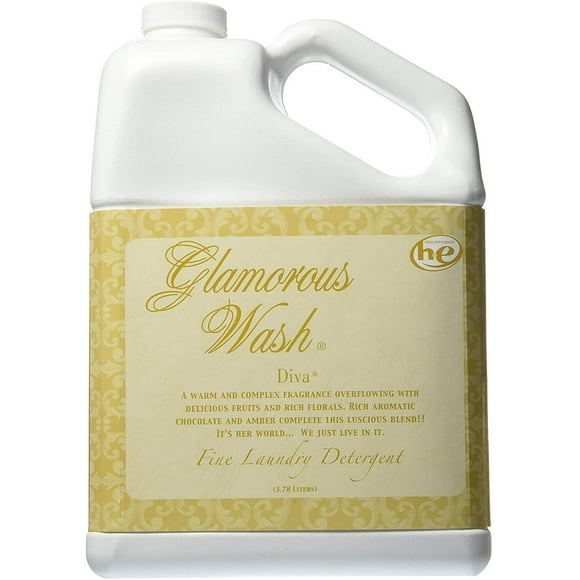 Tyler Candle Diva Glamorous Wash Liquid Laundry Detergent, 48 Loads, 128 fl oz