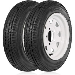 Weize 2PK 4.80-12 Bias Trailer Tire with 12" Wheel - 5 on 4-1/2" - Load Range C
