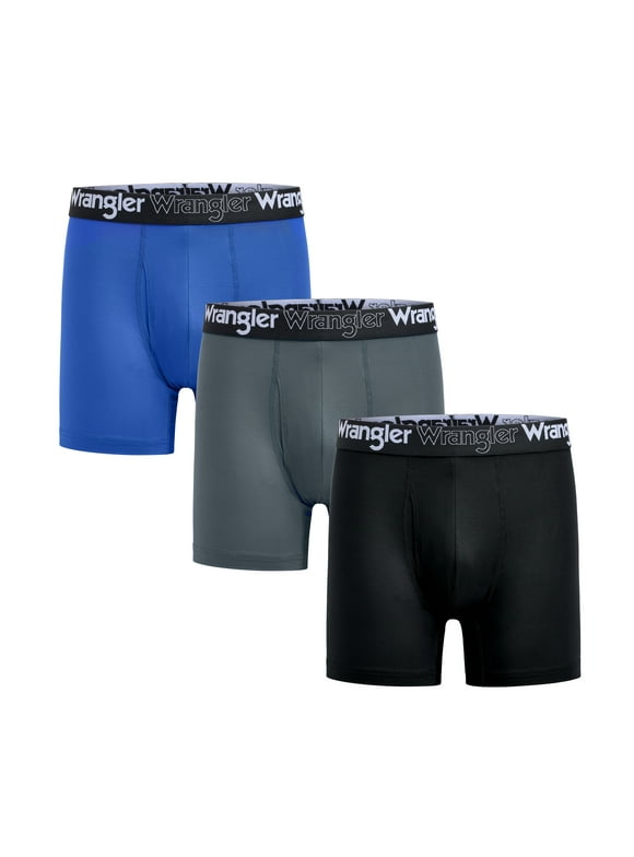 Men’s Lightweight Performance Stretch Boxer Briefs,3-Pack