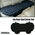 thumbnail image 1 of XUKEY Universal Car Rear Back Row Seat Cushion Cover Pad Protector Chair Breathable Mat Black Soft, 1 of 10